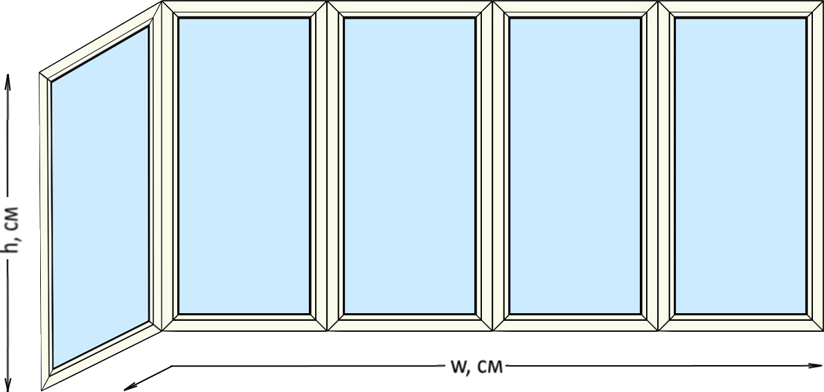 Остекление балкона